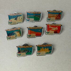 VINTAGE 2000 OLYMPIC TORCH RELAY PINS FROM AUSTRALIA - LOT OF 8
